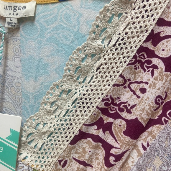 ♥️🩷🧡 Umgee dress patchwork prim flowy - Picture 3 of 6